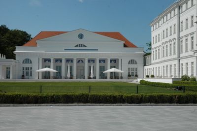 Panoramablick Grand Hotel Heiligendamm.