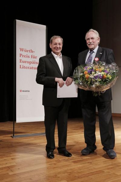 Peter Nadas erhaelt Preis für europaeische Literatur der Wuerth AG