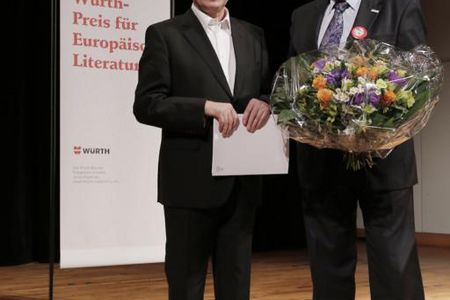 Peter Nadas erhaelt Preis für europaeische Literatur der Wuerth AG