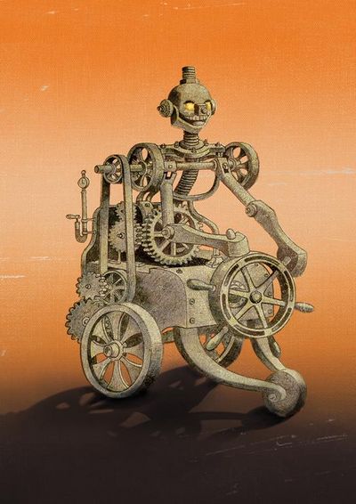 Die Maschine in der Karikatur - Carl Olof Petersen