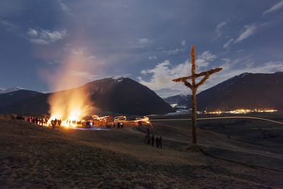 Reisen Funkenfeuer im Tannheimer Tal