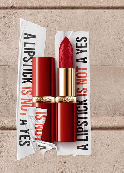 Der Lippenstift 'A LIPSTICK IS NOT A YES