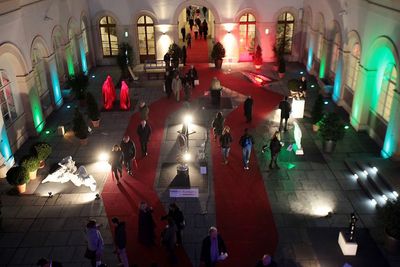 Lichtkunst von Manfred Kielnhofer und Christoph Luckeneder