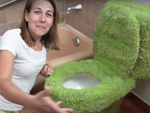 Es grünt so grün auf der Toilette Es grünt so grün auf der Toilette