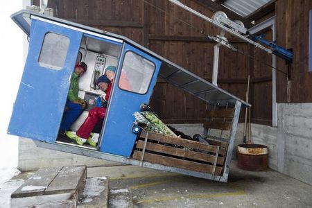 Engelberg in der Zentralschweiz fuer abenteuerlustige Wintersportler