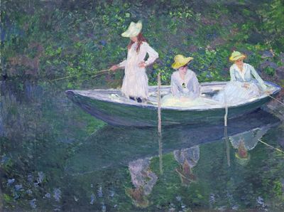 Claude Monet, In der Barke in der Fondation Beyeler