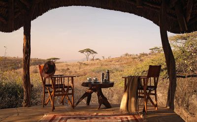 Reisen Pferdesafari Lewa Safri Camp Private Veranda Reisen Pferdesafari Lewa Safri Camp Private Veranda