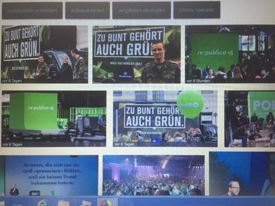 Re Publica und Bundeswehr Die Medien sind voll davon, das sieht man in der Google Suche. Frank Zimmer von W und V schreibt von einem doppelten Waterloo