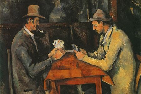 Schon Paul Cézanne hat es in einem Gemaelde festgehalten, Kartenspielen war schon immer beste Unterhaltung