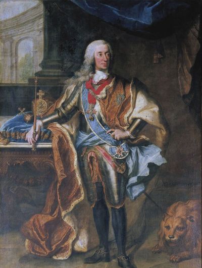 Kurfuerst Karl Albrecht als Kaiser Karl VII