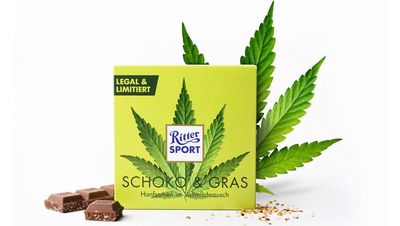 Hanfsamen im Vollmilchrausch von Ritter Sport. Und dann ab ins Wochenende, mit welchen Genussmitteln auch immer