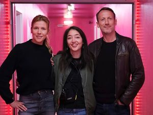 Die Schauspieler Wotan Wilke Moehring, Franziska Weisz und Regisseurin Mia Spengler Die Schauspieler Wotan Wilke Moehring, Franziska Weisz und Regisseurin Mia Spengler