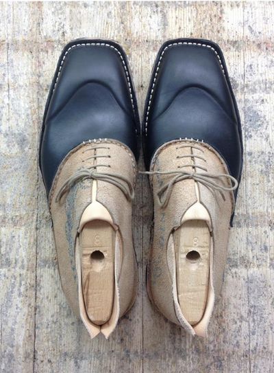 Lederschuhe von Designer René van den Berg