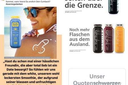 Ein neues Kapitel in Sachen Aufregung um den Smoothie-Laden True Fruits macht gerade die Runde