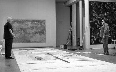 Jiři Georg Dokoupil und Julian Schnabel