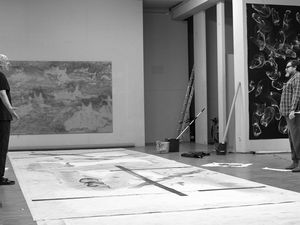 Jiři Georg Dokoupil und Julian Schnabel Jiři Georg Dokoupil und Julian Schnabel