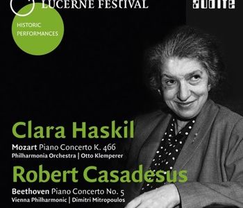 Erstes gemeinsames Album LUCERNE FESTIVAL Historic Performances Vol. I von audite und dem Lucerne Festival