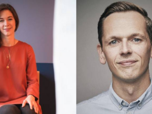 Linda Gondorf, CvD, und Ingo Bertram, Pressesprecher HR, beide bei Otto Group
