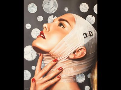 Heiner Meyer, Medicine Oel auf Leinwand