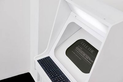 Nik Nowak Terminal 2015, transformed arcade game body, mixed media
