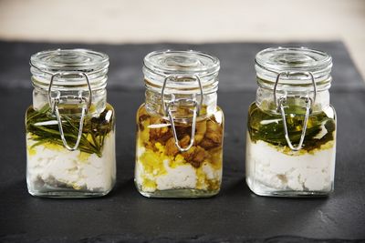 Capriz Frischkaese im Glas