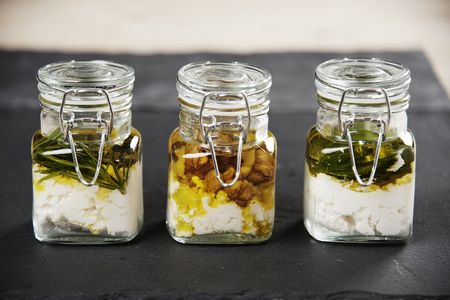 Capriz Frischkaese im Glas