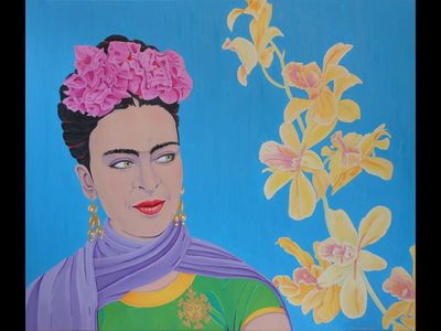 Die mexikanische Malerin Frida Kahlo
