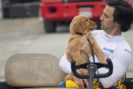 Eine Freundschaft mit seinem Besitzer Denny Swift , einem aufstrebenden Formel 1 Fahrer und seinem Hund Enzo