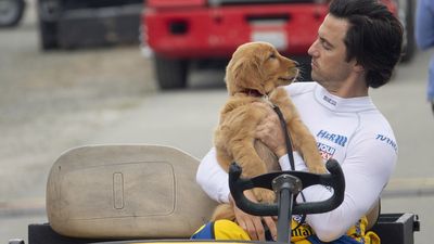 Eine Freundschaft mit seinem Besitzer Denny Swift , einem aufstrebenden Formel 1 Fahrer und seinem Hund Enzo