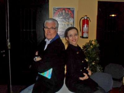 charmant: Michaela Boland und Sky du Mont charmant: Michaela Boland und Sky du Mont