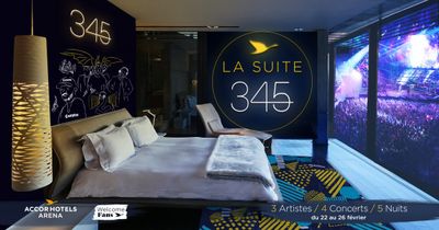 Konzert-Logenplaetze -3 Künstler, 4 Konzerte, 5 Naechte in der Pariser AccorHotels Arena sind zu gewinnen