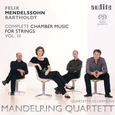 CD Felix Mendelssohn Bartholdy String Quartet in E flat major des Mandelring Quartetts