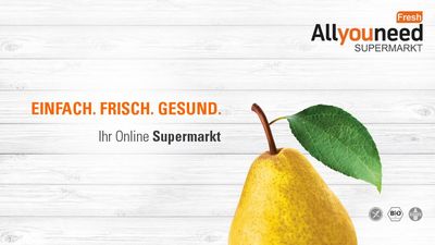 Allyouneed Fresh - Lebensmittel online kaufen