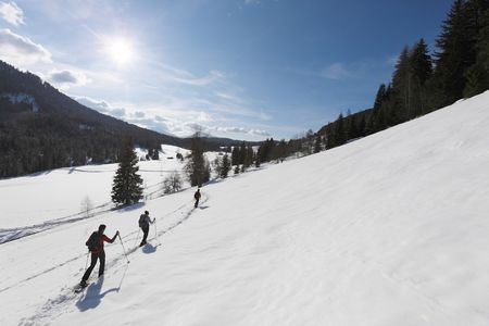 Reisen Suedtirol Wintersonne