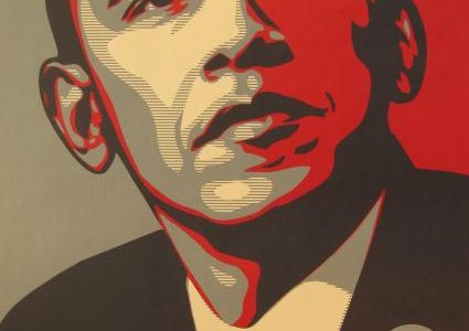 Präsidentschaftswahlkampf in Amerika: Barack Obama bei artnet / Berliner Internet-Kunstplattform versteigert politische Street-Art von Shepard Fairey