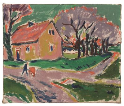 Ernst Ludwig Kirchner, Rotes Haus - Roter Januar