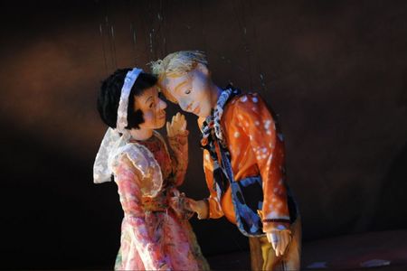 Muellers Marionetten-Theater feiert premiere des neuen stueckes dornroeschen