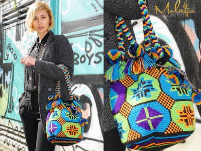 Stil Tasche Mochila Wayuu bunte Taschen