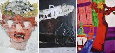 Ausstellung von Wolfgang Grimm, Fredrik Linqist, Jan Pruski