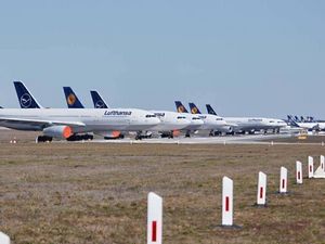 Eine Marke, die derzeit am Boden ist die Lufthansa Eine Marke, die derzeit am Boden ist die Lufthansa