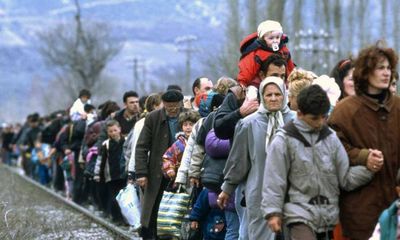 Kriegsfluechtlinge aus der Ukraine auf dem Weg nach Russland