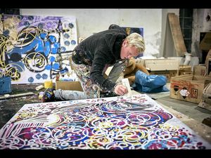 Leon Loewentraut auf der art Karlsruhe