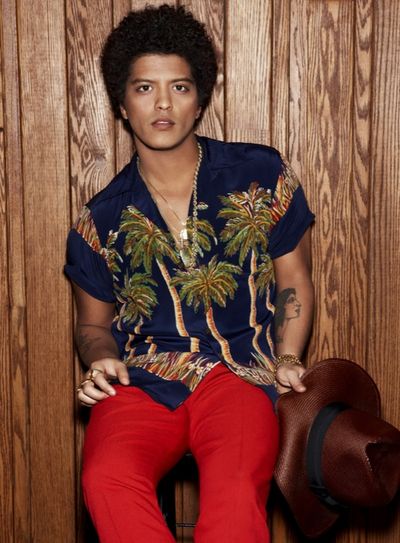 Bruno Mars ist ein junger erfolgreicher Musiker