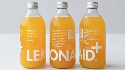 Der Stein des Anstoßes: Die Lemonaid Maracuja enthaelt angeblich zu wenig Zucker