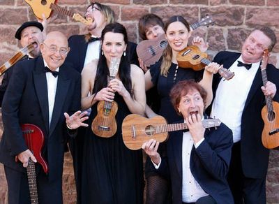 I GOT UKE BABE heißt das neue Programm von The United Kingdom Ukulele Orchestra I GOT UKE BABE heißt das neue Programm von The United Kingdom Ukulele Orchestra