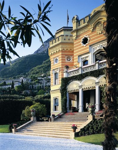 Reisen Villa Feltrinelli Fassade Seeseite