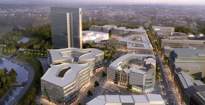 Projektstudie von HPP Architekten - Der Koe-Bogen.