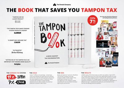Tampon Book von Scholz & Friends fuer The Female Company