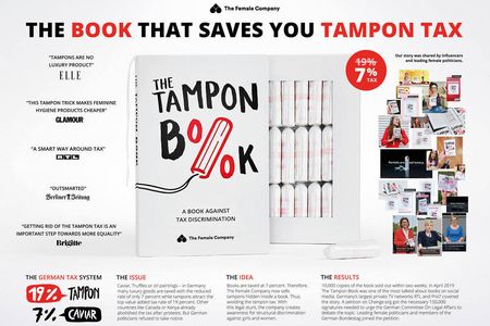 Tampon Book von Scholz & Friends fuer The Female Company