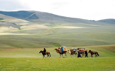 Reisen Motorradtour Mongolei Nomaden